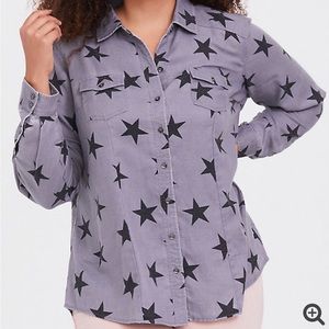 Button up star shirt